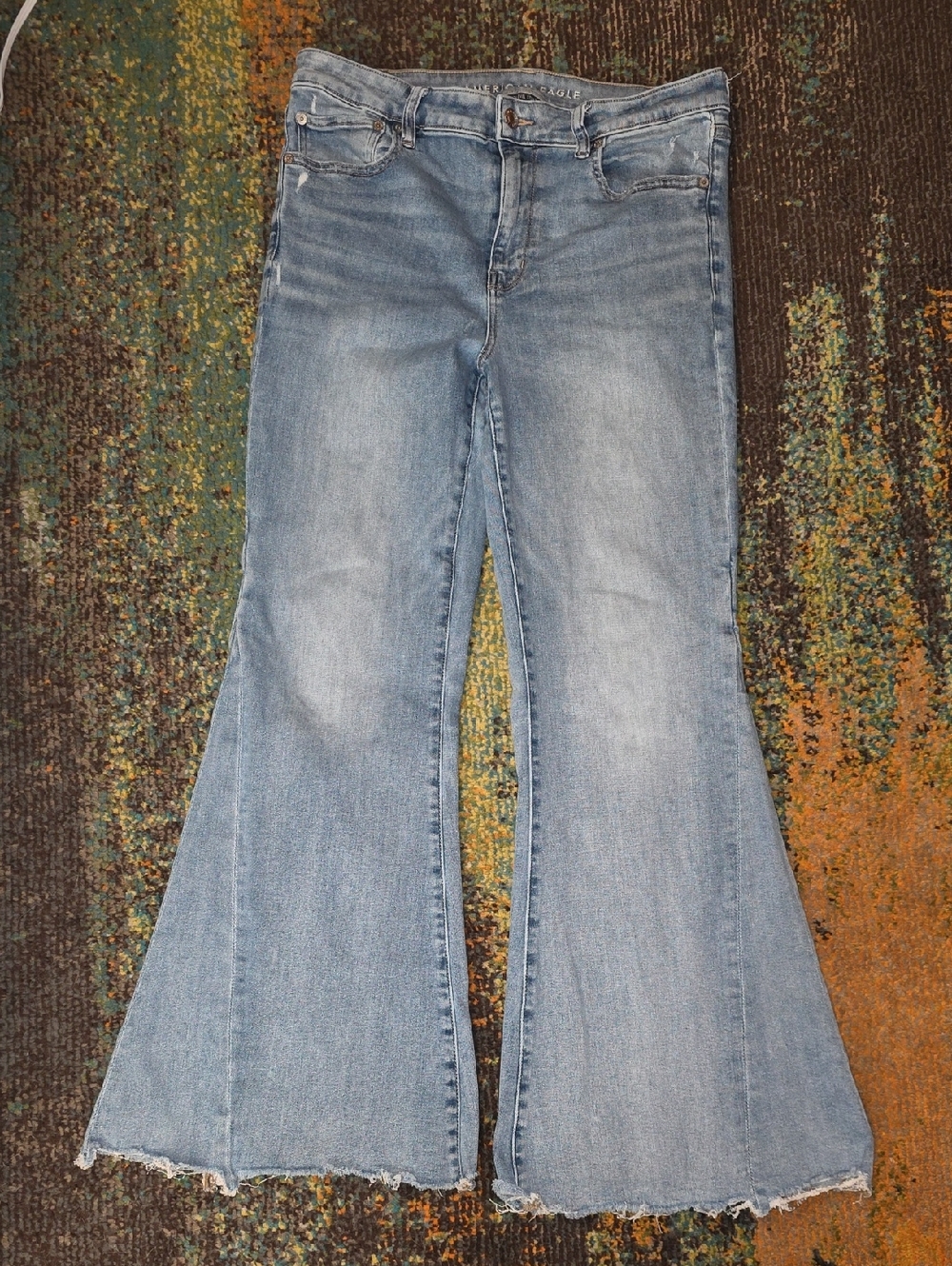 American Eagle Outfitters Light Blue Flare Jeans